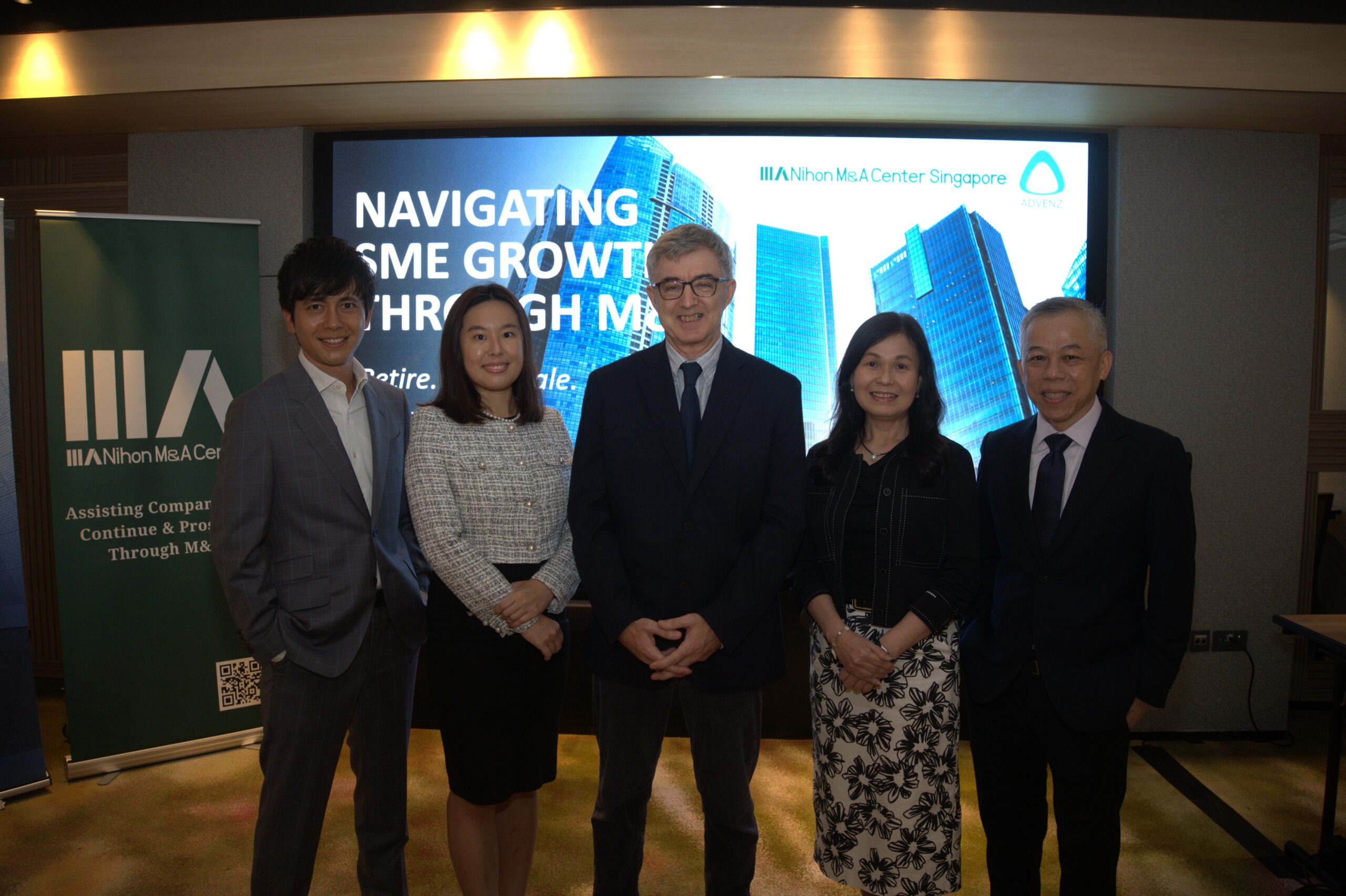 Nihon M&A Center Singapore wrapped up their first seminar with Advenz Pte Ltd on M&A growth for SMEs